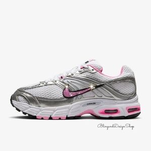 Bling Nike Air Max Moto 2K Women's Sneakers Shoes Customized With Crystals